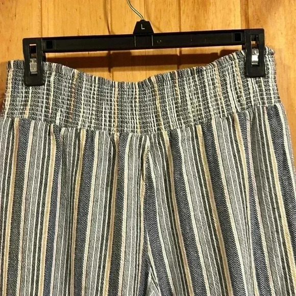 BanJara women’s multicolor striped Wide Leg Pants Size Large. - Picture 3 of 5